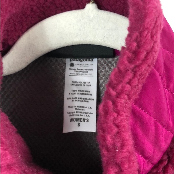 Patagonia Women’s hot Pink Retro-X Jacket size S - Picture 5 of 8